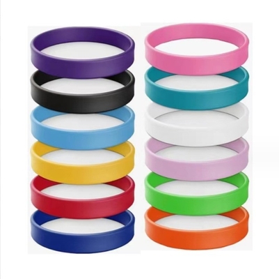 Cutting Processing Service Glowing Silicone Wristbands with Customized Design and Logo