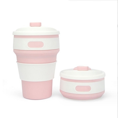 Silicone Folding Water Cup for Outdoor Sports Portable Travel Coffee Collapsible Cup