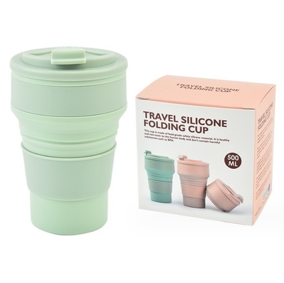 350ml Volume Food Grade Collapsible Silicone Sports Water Bottle with Custom Logo