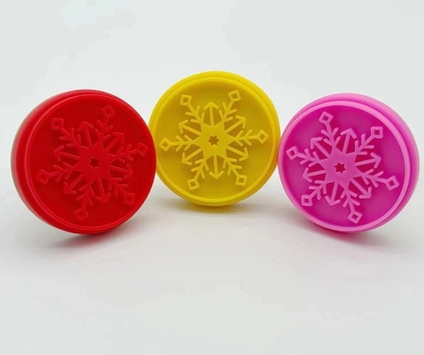 Cookie Stamps Wooden Handle Silicone Christmas Biscuit Cutter for Sustainable Baking