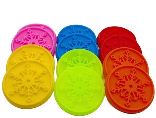 Christmas Baking Decor Tools Food Grade Silicone Wood Cookie Stamps And Biscuit Cutter