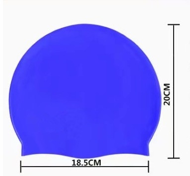 Professional Silicone Swimming Cap with Colored Silkscreen Printing and Moulding Service
