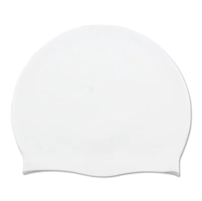 Professional Silicone Swimming Cap with Colored Silkscreen Printing and Moulding Service