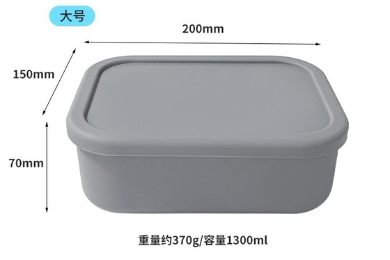 Freshness Preservation BPA Free Silicone Sealed Storage Box for Kids Silicone Bento Box