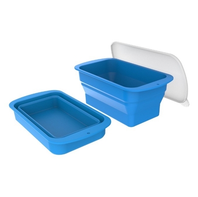 Sustainable Collapsible Ice Cube Tray Extra Large Reusable Silicone Ice Block Mold