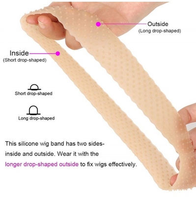 Adjustable Silicone Wig Grip Headband for Non Slip Fixing of Transparent Hair Wigs