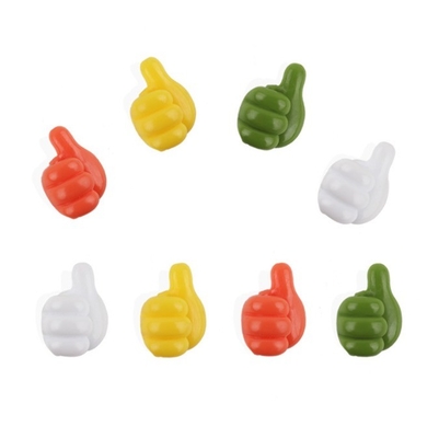 Creative Self Adhesive Thumb Hook for Cable Clip and Key Wall Decoration Hook Type