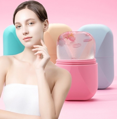 Facial Cooling Eye Body Skin Care Lift Glass For Ice Globes Ice Roller Made Of Silicone
