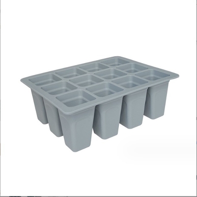 Reusable Silicone Plastic Nursery Tray for Eco-Friendly Flower Pot Germination