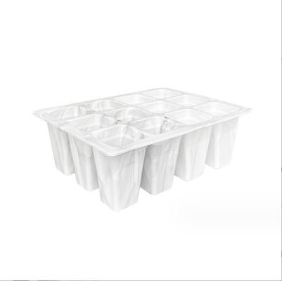 Reusable Silicone Plastic Nursery Tray for Eco-Friendly Flower Pot Germination