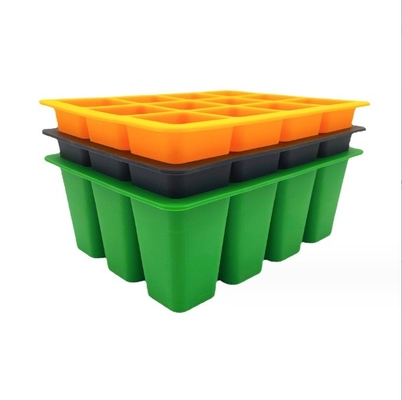 Silicone Nursery Trays Lids Corrosion Resistant Seed Germination Tray for Greenhouse