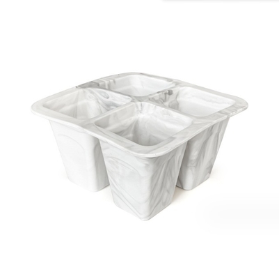 Not Coated Silicone Nursery Plant Flower Tray for Reusable Seed Starter Germination
