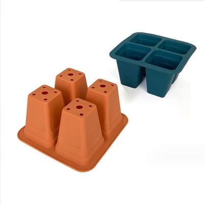 Reusable Seedling Pot Germination Tray Silicone Nursery Tray for Garden Seed Starting
