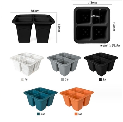 Reusable Seedling Pot Germination Tray Silicone Nursery Tray for Garden Seed Starting