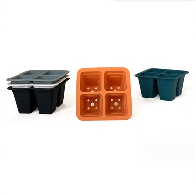 Reusable Seedling Pot Germination Tray Silicone Nursery Tray for Garden Seed Starting