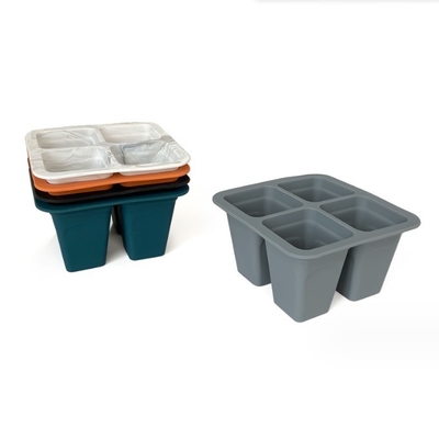 Reusable Seedling Pot Germination Tray Silicone Nursery Tray for Garden Seed Starting