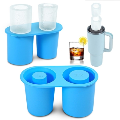 Exclusive Patent Reusable Silicone Ice Hollow Cylinder Tray Mold for Stanli Beer Cup