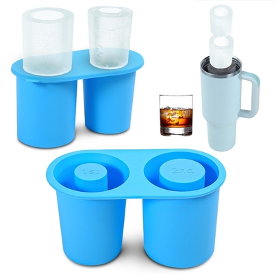 Exclusive Patent Reusable Silicone Ice Hollow Cylinder Tray Mold for Stanli Beer Cup