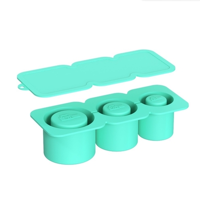 Silicone Ice Maker With Lid for 3 Hollow Cylinder Ice Molds Sustainable and by Stanley