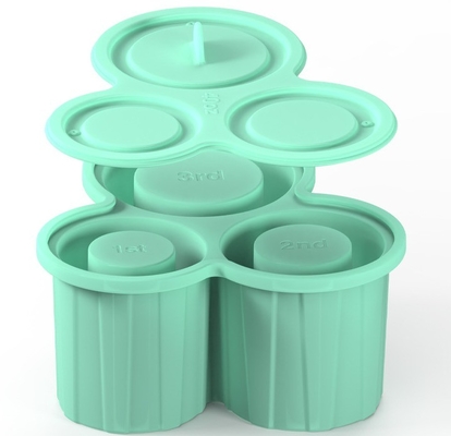 3 Pcs Silicone Cylinder Ice Mold for Tumbler Cup and Easy-To-Release Silicone Ice Cube Tray
