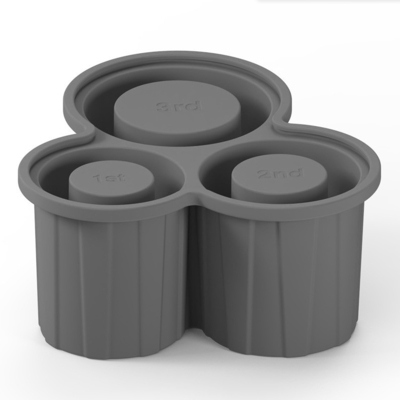 Easy Fill Release Tumbler Ice Mold for 20-40 oz Cups Sustainable and Silicone Material