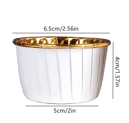 High Temperature Resistant Rolling Mouth Muffin Cup Cake Baking Molds Multi Colour